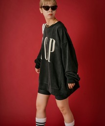 RePRODUCTION LABEL | 【RePRODUCTION LABEL / リプロダクションレーベル】裏毛フロッキープリントオーバースウェット(スウェット)