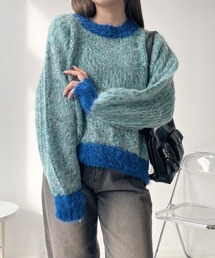 AS KNOW AS PLUS｜アズノゥアズプラスのニット/セーター（グリーン