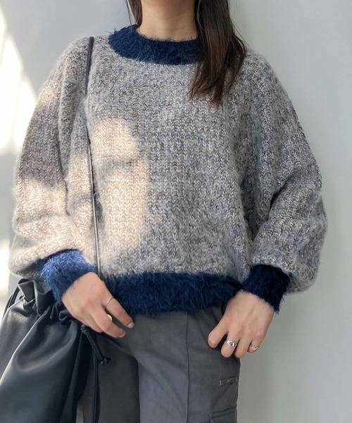 セール】☆色々紡いでふわっとニットプルオーバー（ニット/セーター