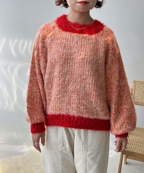 セール】☆色々紡いでふわっとニットプルオーバー（ニット/セーター