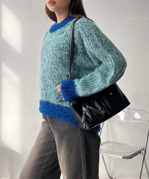 セール】☆色々紡いでふわっとニットプルオーバー（ニット/セーター