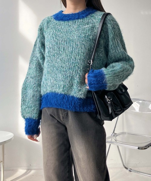 セール】☆色々紡いでふわっとニットプルオーバー（ニット