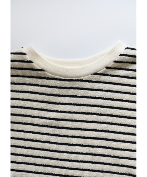 ooju(オージュ)の「【ooju】パイルボーダー S/S Tシャツ(Tシャツ/カットソー・キッズ・レッド/ブラック/アイボリー・3/1/2)」の17枚目の写真