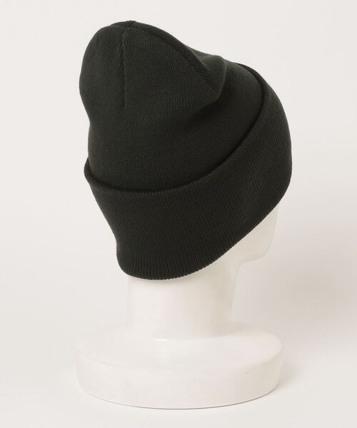 RIVER UP（リバーアップ）の「【RIVER UP】ACRYLIC PLAIN WATCH CAP（ニットキャップ/ビーニー・メンズ・ダークグリーン/ブラック・FREE）」の3枚目の写真