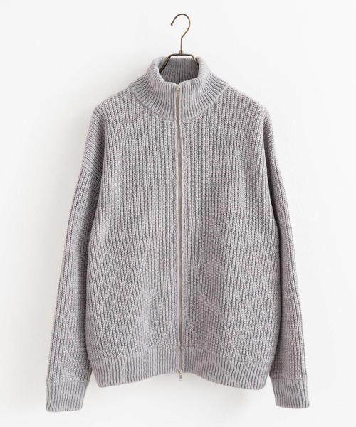 Rocky Monroe（ロッキーモンロー）の「オーバーサイズ ドライバーズニットカーディガン（カーディガン/ボレロ・メンズ・ブラウン/グリーン/チャコール/ブラック/ブルー/グレー/オフホワイト・M/L/XL）」の8枚目の写真