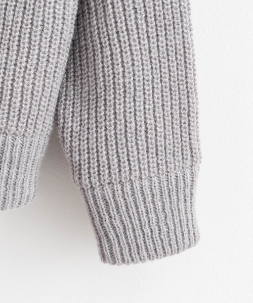 Rocky Monroe（ロッキーモンロー）の「オーバーサイズ ドライバーズニットカーディガン（カーディガン/ボレロ・メンズ・ブラウン/グリーン/チャコール/ブラック/ブルー/グレー/オフホワイト・M/L/XL）」の13枚目の写真