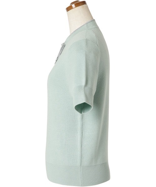 KEITA MARUYAMA（ケイタマルヤマ）の「China Detail Knit PO（ニット/セーター・レディース・ピンク/ネイビー/ミント/サックスブルー・S）」の10枚目の写真