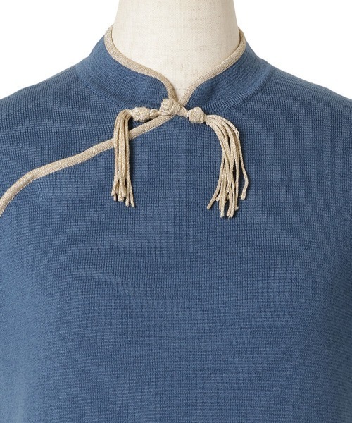 KEITA MARUYAMA（ケイタマルヤマ）の「China Detail Knit PO（ニット/セーター・レディース・ピンク/ネイビー/ミント/サックスブルー・S）」の8枚目の写真