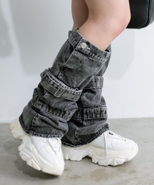 OLIVE des OLIVE（オリーブデオリーブ）の「デニムレッグカバー