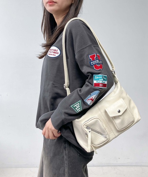 セール】☆ワッペンと刺繍プルオーバー（スウェット）｜AS KNOW AS