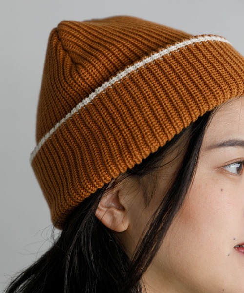 AMERICAN RAG CIE(アメリカンラグシー)の「Commerlina KOTONE CAP(ニットキャップ/ビーニー・レディース・アイボリー/ブラウン・FREE)」の7枚目の写真