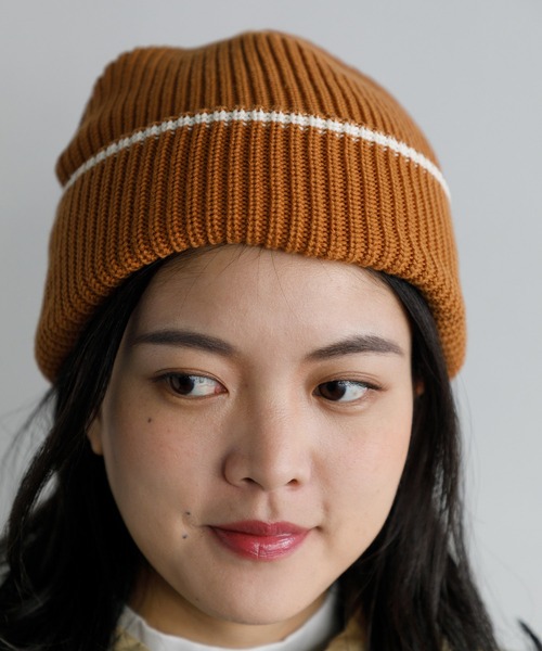 AMERICAN RAG CIE(アメリカンラグシー)の「Commerlina KOTONE CAP(ニットキャップ/ビーニー・レディース・アイボリー/ブラウン・FREE)」の8枚目の写真