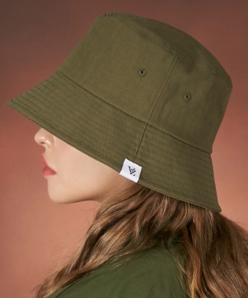 セール】【VARZAR】バザール Herringbone label bucket hat