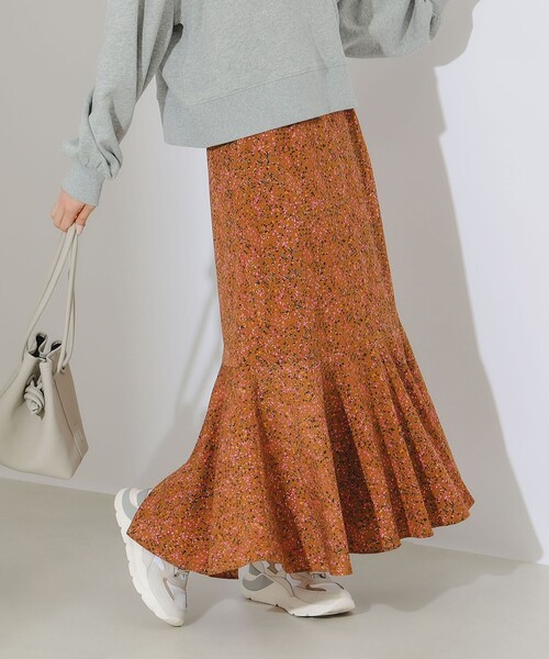 B:MING by BEAMS(ビーミングバイビームス)の「B:MING by BEAMS / アブストラクト スカート(スカート・レディース・ブラウン系その他3/ブラック・MEDIUM/SMALL)」の2枚目の写真