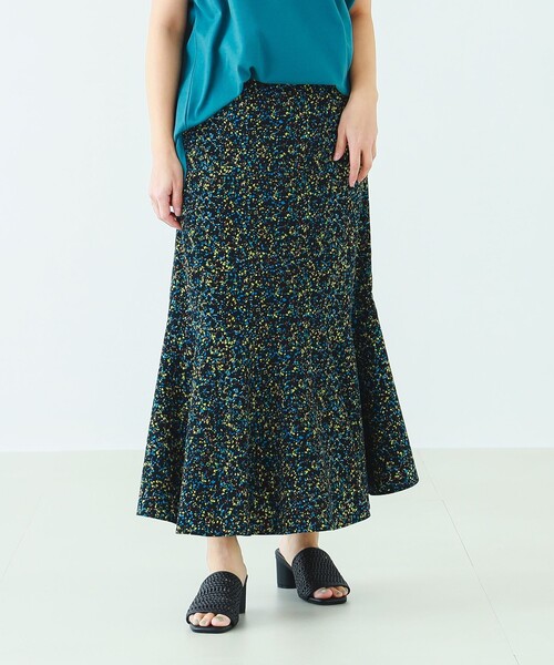 B:MING by BEAMS(ビーミングバイビームス)の「B:MING by BEAMS / アブストラクト スカート(スカート・レディース・ブラウン系その他3/ブラック・MEDIUM/SMALL)」の1枚目の写真