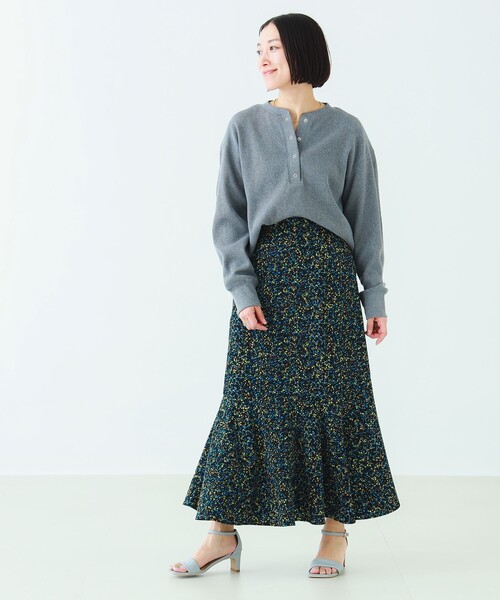 B:MING by BEAMS(ビーミングバイビームス)の「B:MING by BEAMS / アブストラクト スカート(スカート・レディース・ブラウン系その他3/ブラック・MEDIUM/SMALL)」の5枚目の写真