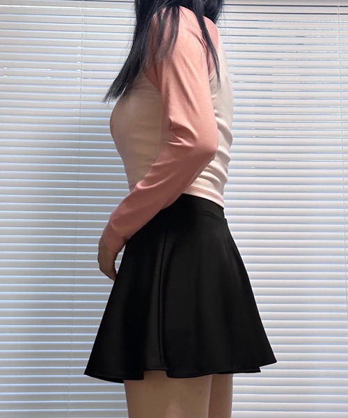 ROOPTOKYO（ループトウキョウ）の「▲CAT RAGLAN SLEEVE LONG T-shirt / キャットラグランスリーブT（Tシャツ/カットソー・レディース・ピンク/ブラック/ライトブラウン・S/M/L）」の21枚目の写真
