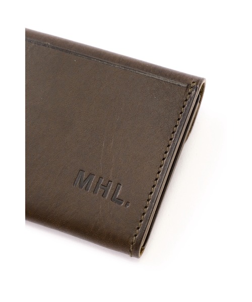 MHL.（エムエイチエル）の「TOUGH LEATHER（コインケース・レディース・オリーブドラブ/ブラック・FREE）」の5枚目の写真