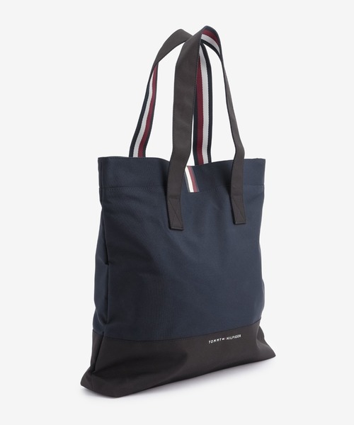 TOMMY HILFIGER（トミーヒルフィガー）の「セントラルキャンバストートバッグ（トートバッグ・メンズ・ネイビー・FREE）」の3枚目の写真