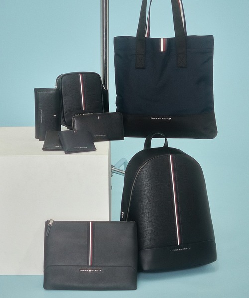 TOMMY HILFIGER（トミーヒルフィガー）の「セントラルキャンバストートバッグ（トートバッグ・メンズ・ネイビー・FREE）」の11枚目の写真