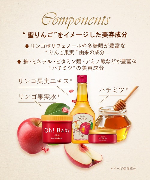 ハウス オブ ローゼ(ハウス オブ ローゼ)の「ハウスオブローゼ / ボディクリーム AP n (アップルコンフィチュールの香り)(ボディケア/ボディクリーム・レディース・その他・FREE)」の6枚目の写真