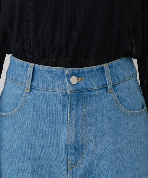 Kastane（カスタネ）の「【好評価レビュー多数！/全骨格◎/3サイズ展開】ハイウエストストレートデニム（デニムパンツ・レディース・ブラック/ブルー/ライトブルー/ブルー系その他/ブルー系その他5/ブラウン系その他/ブラック系その他・0/1/2）」の9枚目の写真