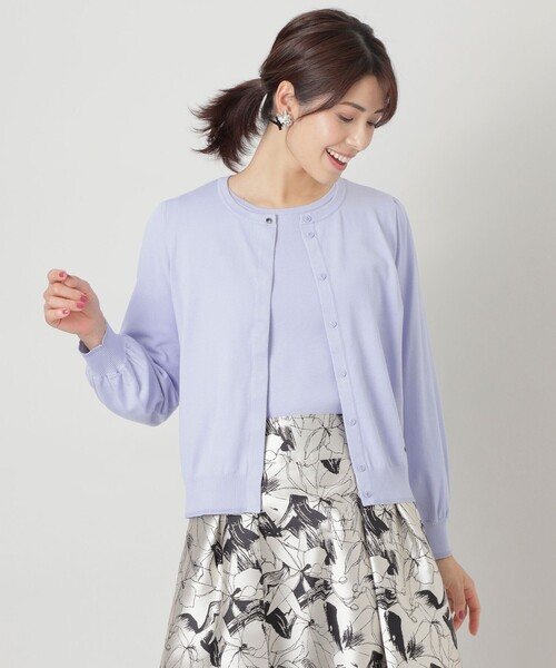 【セール】レーヨンポリエステル カーディガン（カーディガン/ボレロ）｜TO BE CHIC（トゥー ビー シック）