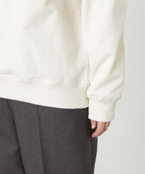 N.（N. Natural Beauty Basic）（エヌエヌナチュラルビューティーベーシック）の「◆ワンポイント刺繍スウェット（Tシャツ/カットソー・レディース・オフホワイト/グリーン/杢グレー・MEDIUM）」の15枚目の写真