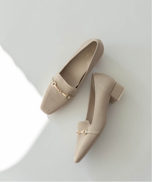 RANDA（ランダ）の「【SUSTAINABLE】ビットデザインニットシューズ（その他シューズ・レディース・ブラック/ベージュ/グレー・LL/L/M/S）」の20枚目の写真