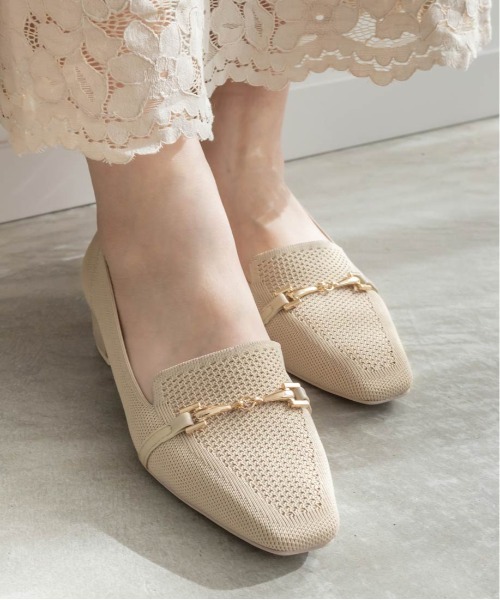 RANDA（ランダ）の「【SUSTAINABLE】ビットデザインニットシューズ（その他シューズ・レディース・ブラック/ベージュ/グレー・LL/L/M/S）」の21枚目の写真