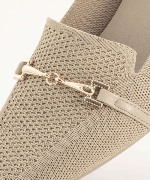 RANDA（ランダ）の「【SUSTAINABLE】ビットデザインニットシューズ（その他シューズ・レディース・ブラック/ベージュ/グレー・LL/L/M/S）」の9枚目の写真