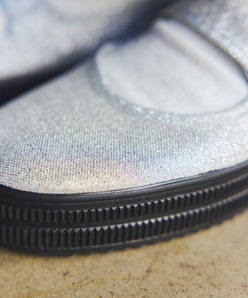 FREAK'S STORE（フリークスストア）の「Alberola × FREAK'S STORE/アルベローラ 別注 メリージェーン フラットシューズ ラメ（ドレスシューズ・レディース・シルバー/ゴールド・38/36/37）」の6枚目の写真