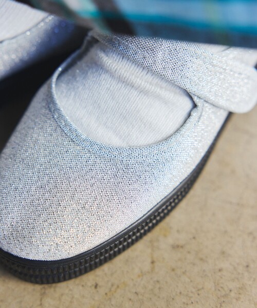 FREAK'S STORE（フリークスストア）の「Alberola × FREAK'S STORE/アルベローラ 別注 メリージェーン フラットシューズ ラメ（ドレスシューズ・レディース・シルバー/ゴールド・38/36/37）」の7枚目の写真