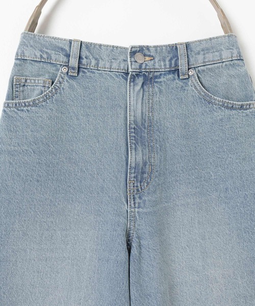 Honeys（ハニーズ）の「ストレートパンツ（股下６４ｃｍ）（デニムパンツ・レディース・ライトブルー/ブルー/ブルー系その他/アイボリー/ブラック/グレー/ライトインディゴブルー/ブルー系その他3/ブルー系その他4・SS/S/M/L/LL）」の13枚目の写真