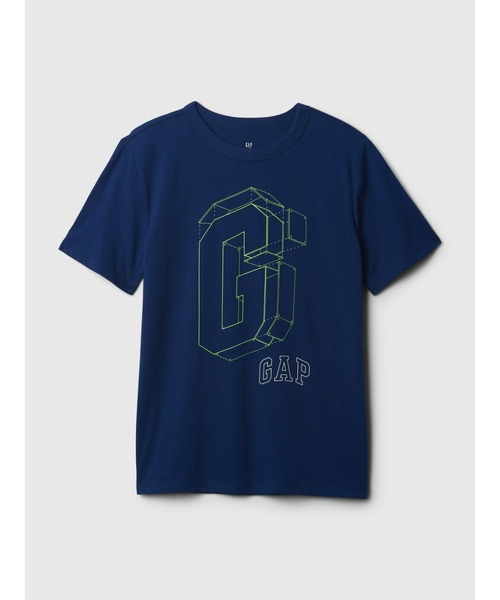 新品☆GAPkids☆GAPロゴTシャツ☆130㎝ やぼったく 