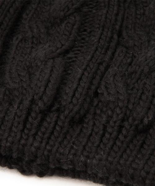 Ray BEAMS（レイビームス）の「Ray BEAMS / ラクーンファーニット帽（ニットキャップ/ビーニー・レディース・ホワイト/グレー/ブラック/ベージュ・ONE SIZE）」の20枚目の写真