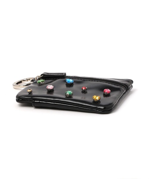 Me%（ミィパーセント）の「ビジューカスタムポーチサイフ 104118（コインケース・レディース・シルバー/ブラック・FREE）」の17枚目の写真