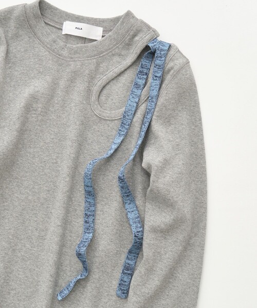 TOGA PULLA リブジャージーロングスリーブ TOGA PULLA（トーガ プルラ）の「【TOGA PULLA/トーガプルラ