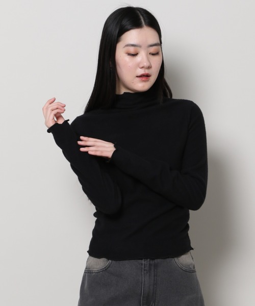 3.3 Field Trip (3.3フィールドトリップ)の「3.3 Field Trip/ハーフネックT 2996078(Tシャツ/カットソー・レディース・グレー/ブラック/アイボリー・FREE)」の8枚目の写真