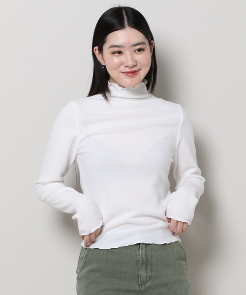3.3 Field Trip (3.3フィールドトリップ)の「3.3 Field Trip/ハーフネックT 2996078(Tシャツ/カットソー・レディース・グレー/ブラック/アイボリー・FREE)」の14枚目の写真