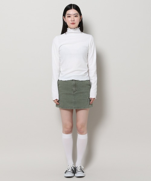 3.3 Field Trip (3.3フィールドトリップ)の「3.3 Field Trip/ハーフネックT 2996078(Tシャツ/カットソー・レディース・グレー/ブラック/アイボリー・FREE)」の15枚目の写真