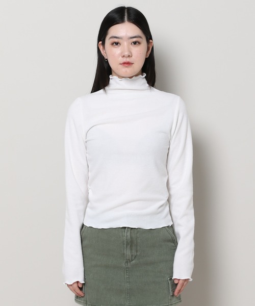 3.3 Field Trip (3.3フィールドトリップ)の「3.3 Field Trip/ハーフネックT 2996078(Tシャツ/カットソー・レディース・グレー/ブラック/アイボリー・FREE)」の16枚目の写真