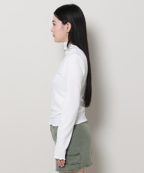 3.3 Field Trip (3.3フィールドトリップ)の「3.3 Field Trip/ハーフネックT 2996078(Tシャツ/カットソー・レディース・グレー/ブラック/アイボリー・FREE)」の17枚目の写真