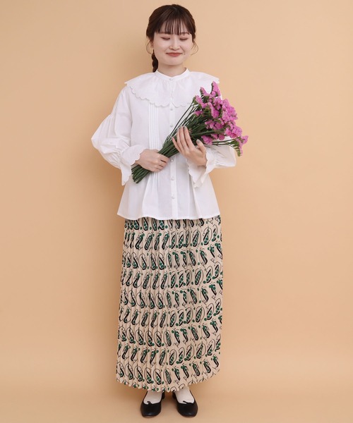 peu pres(プープレ)の「チェリー刺繍ブラウス(シャツ/ブラウス・レディース・ホワイト/ブラック・FREE)」の11枚目の写真