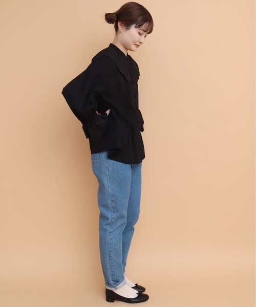 peu pres(プープレ)の「チェリー刺繍ブラウス(シャツ/ブラウス・レディース・ホワイト/ブラック・FREE)」の18枚目の写真