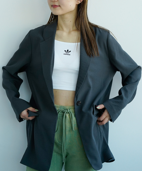 adidas（アディダス）の「【adidas/ アディダス】3 S CROP TOP IU2405（キャミソール・レディース・ブラック/ホワイト・X-SMALL）」の2枚目の写真
