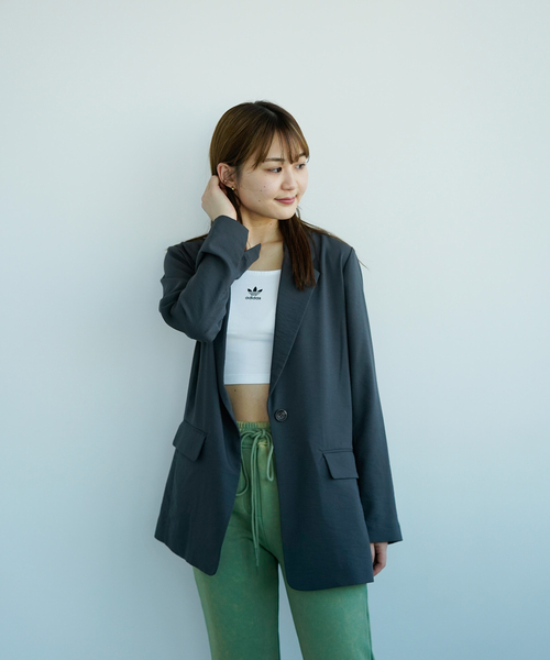 adidas（アディダス）の「【adidas/ アディダス】3 S CROP TOP IU2405（キャミソール・レディース・ブラック/ホワイト・X-SMALL）」の5枚目の写真