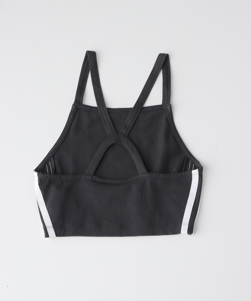 adidas（アディダス）の「【adidas/ アディダス】3 S CROP TOP IU2405（キャミソール・レディース・ブラック/ホワイト・X-SMALL）」の9枚目の写真