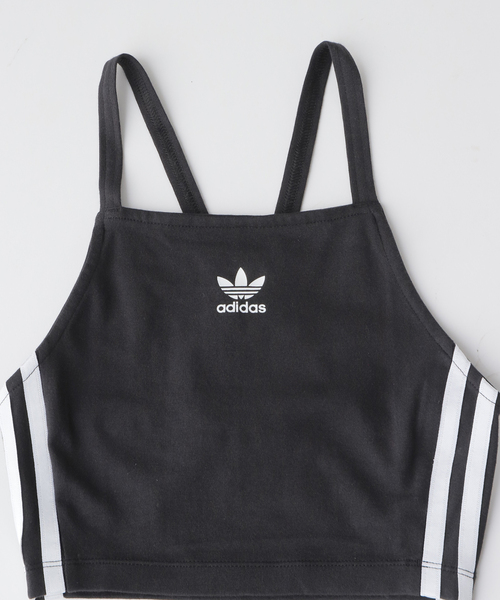 adidas（アディダス）の「【adidas/ アディダス】3 S CROP TOP IU2405（キャミソール・レディース・ブラック/ホワイト・X-SMALL）」の10枚目の写真