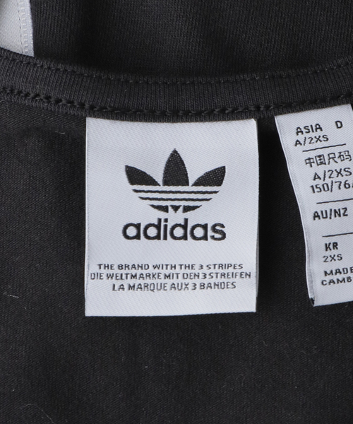 adidas（アディダス）の「【adidas/ アディダス】3 S CROP TOP IU2405（キャミソール・レディース・ブラック/ホワイト・X-SMALL）」の13枚目の写真